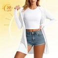 thumbnail image 1 of Jamicy Women's Sun Protection Jackets Solid Color Golf Athletic Jackets Lightweight Full Zip Long Sleeve Shirts with Pockets, 1 of 8
