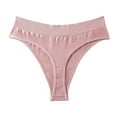 thumbnail image 1 of Lopecy-Sta Women's Underpants Gift for Women Seamless Women Underwear Thongs High Waisted No Show Ladies Panties Breathable Comfortable Underwear Lightweight Compression, 1 of 5