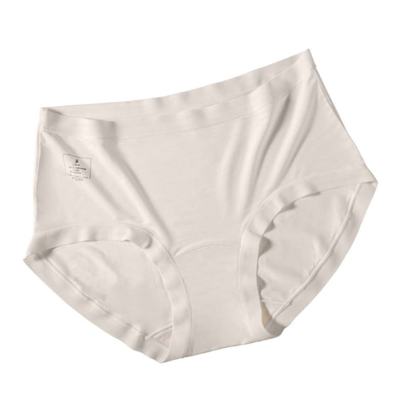 Jamicy Women's Underwear Seamless Full Coverage Cotton Briefs No Show Invisible Stretch Hipster Ladies Panties