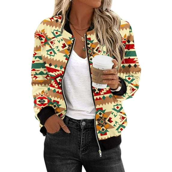 Jamicy Womens Fall Jackets 2025 Bomber Jackets Lightweight Full Zip Up Cropped Coats Fashion Windbreaker Outerwear Casual Quilted Jacket