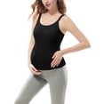 thumbnail image 1 of Jamicy Womens Maternity Nursing Tank Tops with Built In Bra for Breastfeeding Adjustable Straps Scoop Neck Comfortable Breathable Camisoles Cami Tanks, 1 of 9