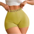 thumbnail image 1 of Jamicy Womens Underwear Tummy Control High Waisted Sports Shorts Breathable Seamless Underwear, 1 of 3