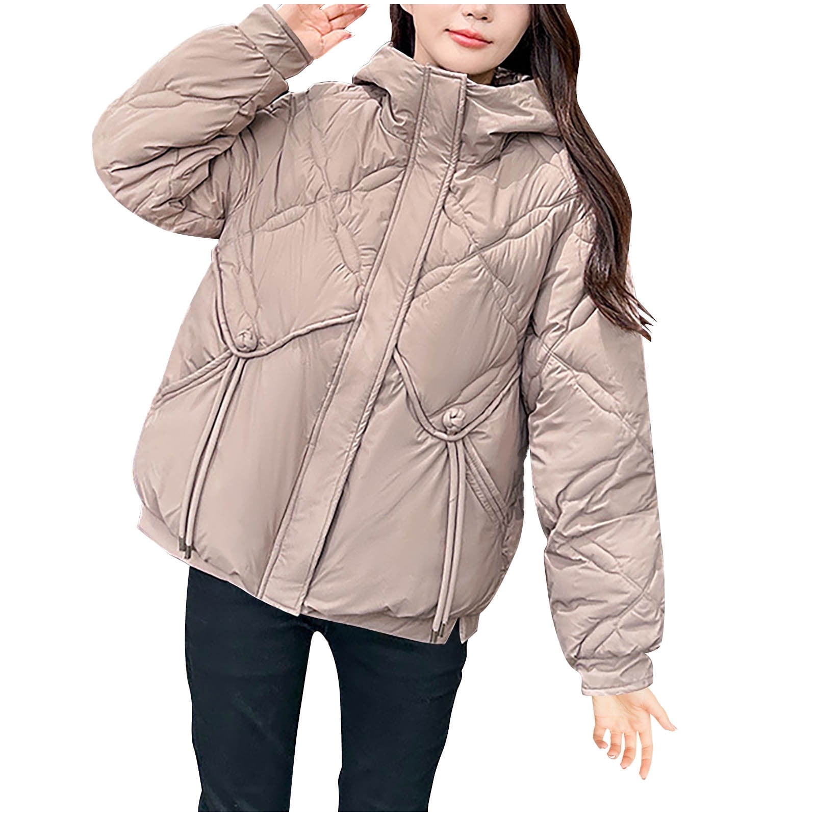 Keusn Women's Slimming Waist Packable Down Jacket
