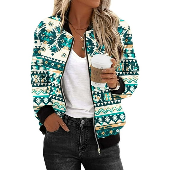 Jamicy Womens Zip Up Jacket Bomber Jackets Lightweight Full Zip Up Cropped Coats Fashion Windbreaker Outerwear Casual Quilted Jacket