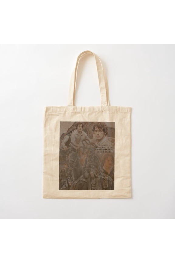 Jamie Fraser 1X04 Canvas Tote Bags, Reusable Shopping Bag