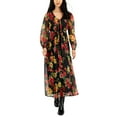 thumbnail image 1 of Jamie Layla Petite Foil Dot Floral Print Maxi Dress M Rouge Red Floral PM, 1 of 1