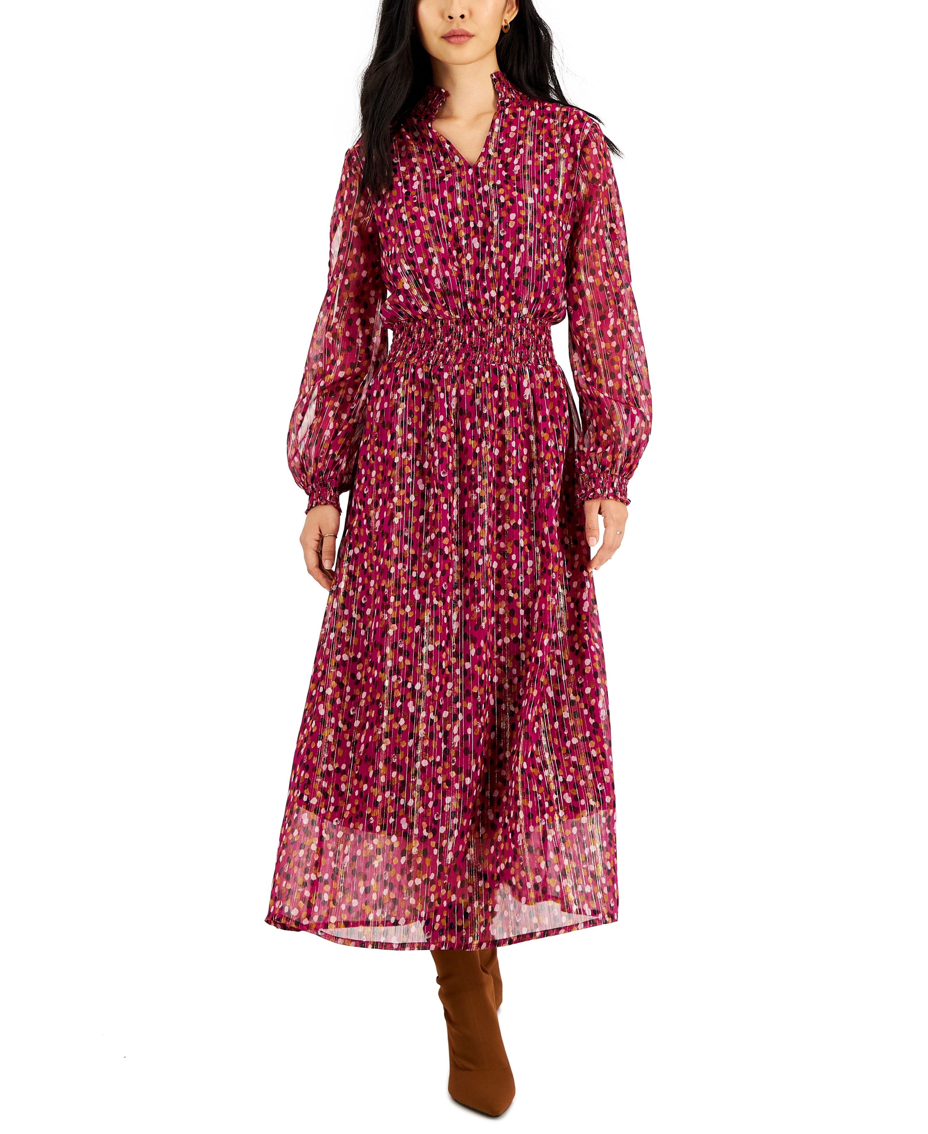 Robe Robbie Bee Taille Plus 22W – Noir Et Blanc à Fleurs, Coupe Flare Parfaite Pour Toutes Les Occasions