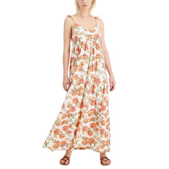 Jamie Layla Petite Printed Sleeveless Maxi Dress Egret PS