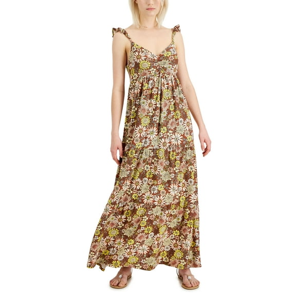 Jamie Layla Petite Printed Sleeveless Maxi Dress Sequoia PL