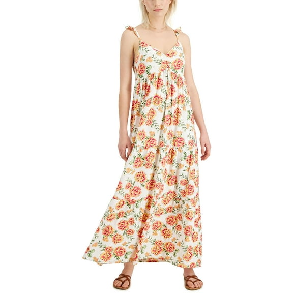 Jamie & Layla Womens Petites Floral Print Long Maxi Dress
