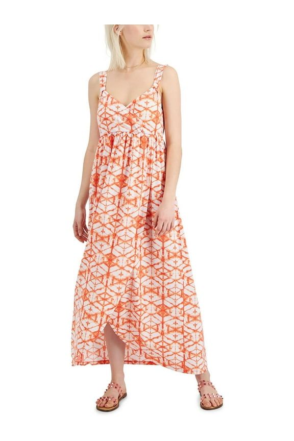 Jamie & Layla Womens Petites Knit Printed Maxi Dress