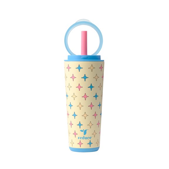Reduce Jamie Makeup 22oz Halo Tumbler with Pop-Up Handle with Spill-Proof Straw - Starry
