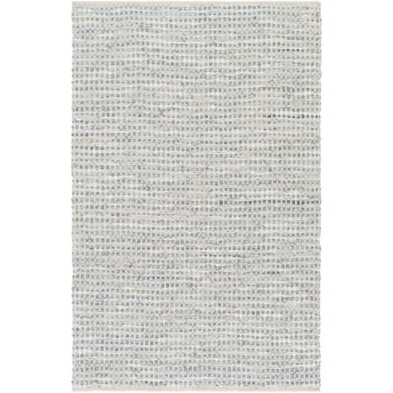 Jamie Teal 4' x 6' Modern Rectangle Area Rug