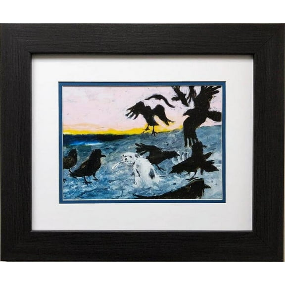 Jamie Wyeth "Albino Bald Eagle" CUSTOM FRAMED Americana Art Generic