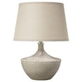 thumbnail image 1 of Jamie Young  Basketweave Ceramic Table Lamp with Linen Shade, 1 of 4