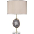 thumbnail image 1 of Jamie Young Co Agate Slice Transitional Metal Table Lamp in Natural, 1 of 3