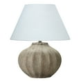 thumbnail image 1 of Jamie Young Co Clamshell Transitional Ceramic Table Lamp in Brown, 1 of 4