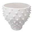 thumbnail image 1 of Jamie Young Co Coastal Ceramic Spike Vase in Textured Matte White, 1 of 7
