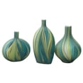 thumbnail image 1 of Jamie Young Co Coastal Glass Stream Vessels in Multi-Color (Set of 3), 1 of 2