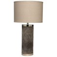 thumbnail image 1 of Jamie Young Co Column Coastal Faux Leather Hide/Linen Table Lamp in Natural, 1 of 3