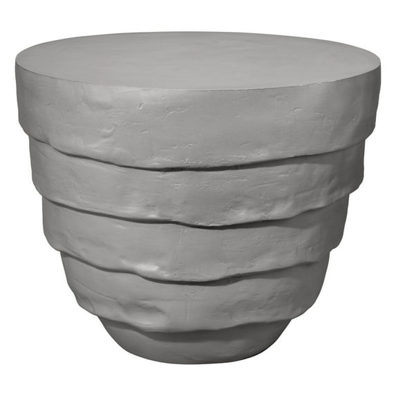 Jamie Young Co Concentric Fiberglass Side Table Cream