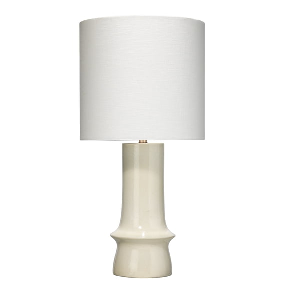 Jamie Young Co Crest Ceramic Table Lamp in Cream