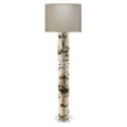 thumbnail image 1 of Jamie Young Co Forrester Modern Resin/Linen Floor Lamp in Natural Birch Veneer, 1 of 3