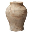 thumbnail image 1 of Jamie Young Co Grove Coastal Ceramic Decorative Vase in Hazelnut Brown, 1 of 6