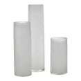 thumbnail image 1 of Jamie Young Co Gwendolyn Coastal Glass Hand Blown Vases in White (Set of 3), 1 of 17