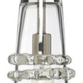 thumbnail image 1 of Jamie Young Co Long Ribbon Modern Thick Glass Pendant in Clear, 1 of 2