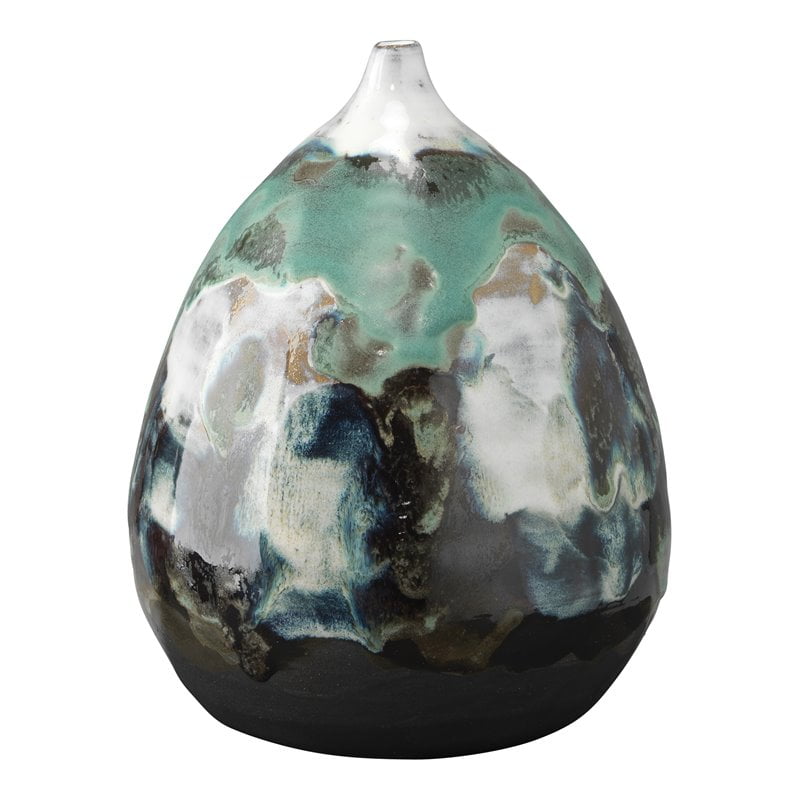 Handcrafted Multicolor Ceramic Decorative Table Vase