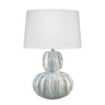 thumbnail image 1 of Jamie Young Co Oceane Gourd Coastal Ceramic Table Lamp in White, 1 of 3