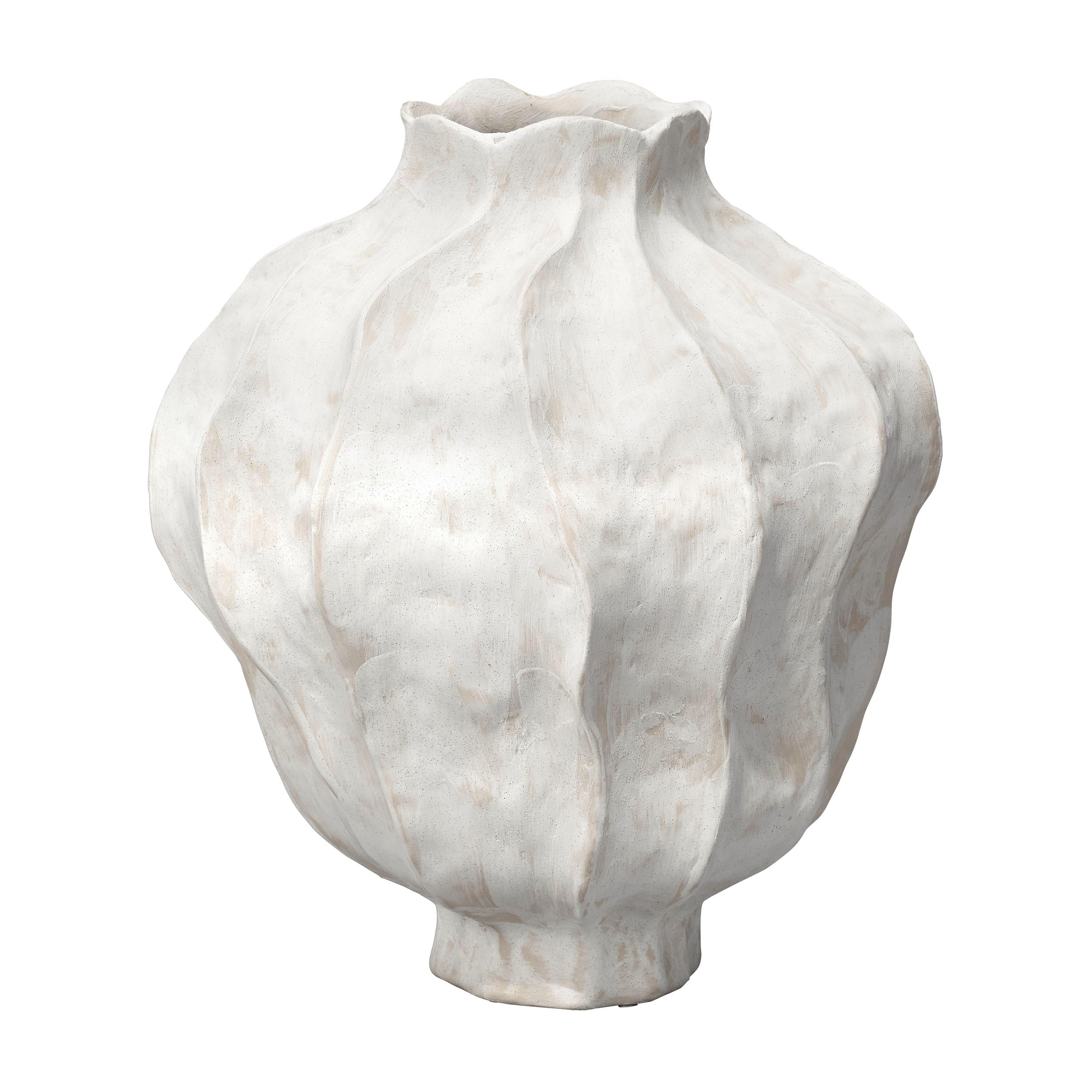 White Porcelain Organic Decorative Table Vase