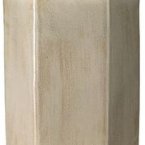 Jamie Young Co Porto Large Transitional Ceramic Side Table in Pistachio Brass