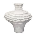 thumbnail image 1 of Jamie Young Co Ruffle Ceramic Decorative Vase, 1 of 7