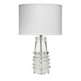 thumbnail image 1 of Jamie Young Co Tall Contemporary Glass Ribbon Table Lamp in Clear, 1 of 2