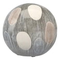 thumbnail image 1 of Jamie Young Co Transitional Ceramic Small Sphere in Cream/Black/Blue, 1 of 5