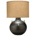 thumbnail image 1 of Jamie Young Co Two Handled Kettle Metal/Burlap Table Lamp in Bronze/Natural, 1 of 2