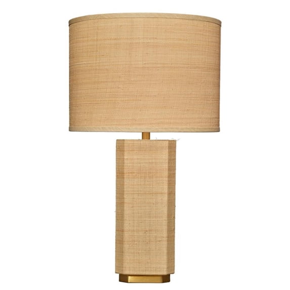 Jamie Young Co Utopia Raffia Table Lamp Natural Engineered Wood
