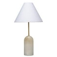 thumbnail image 1 of Jamie Young  Holt Alabaster Table Lamp with Linen Shade, 1 of 5