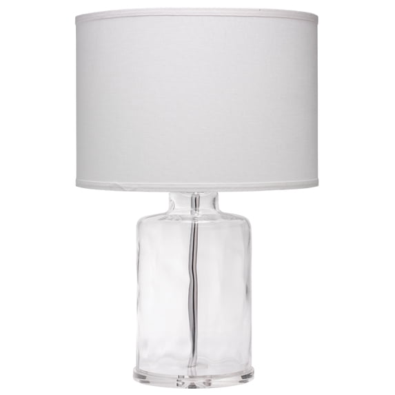 Jamie Young Napa Glass Table Lamp with Linen Shade