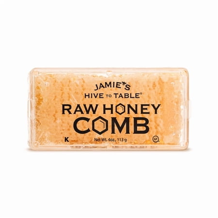 Jamie's Hive To Table 100% Raw Honey Comb, Ultimate Pure Honey, 4 Oz