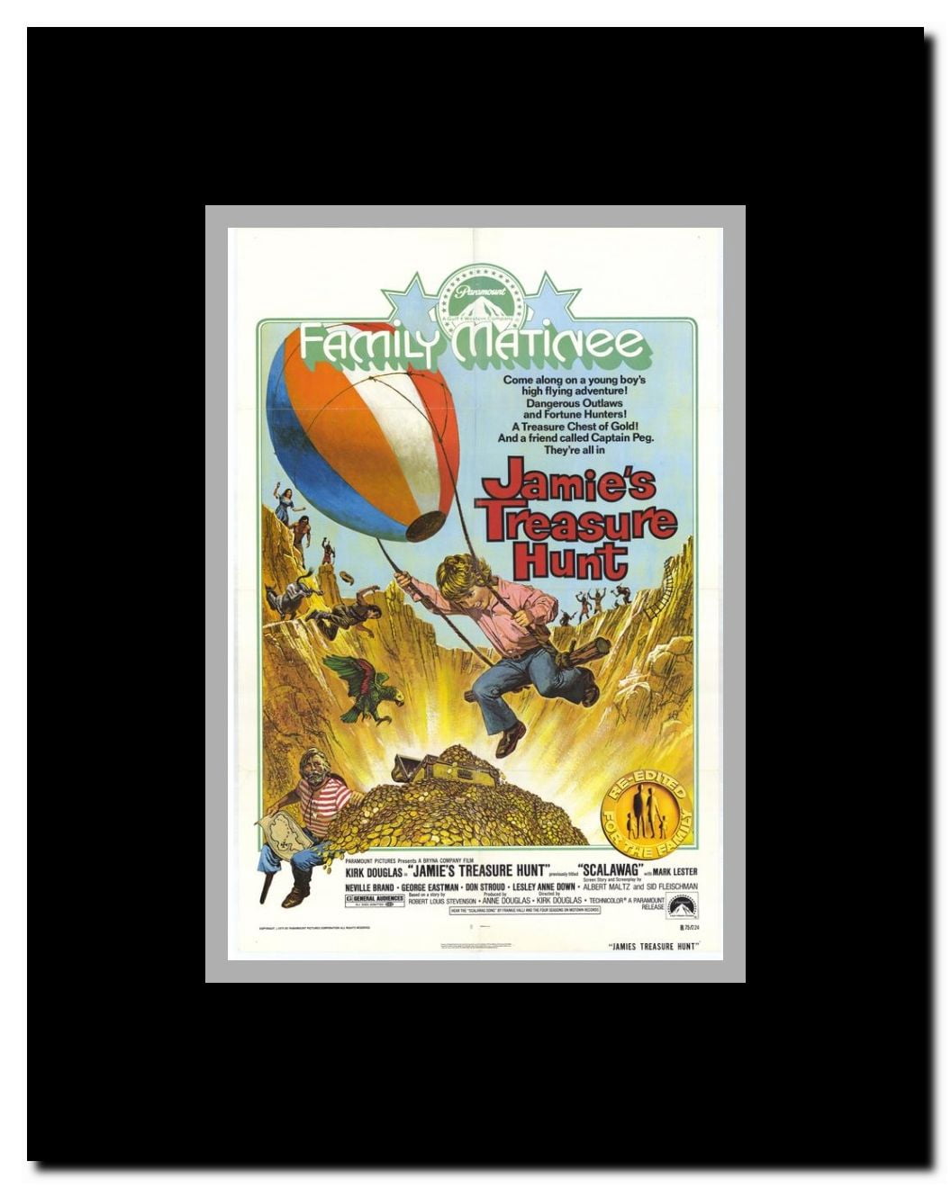 Jamie's Treasure Hunt Framed Movie Poster