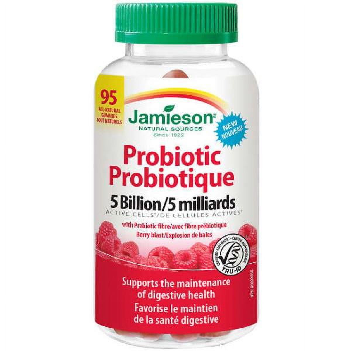 Jamieson Probiotic 5 Billion Active Cells Gummies 95Count [Healthcare]