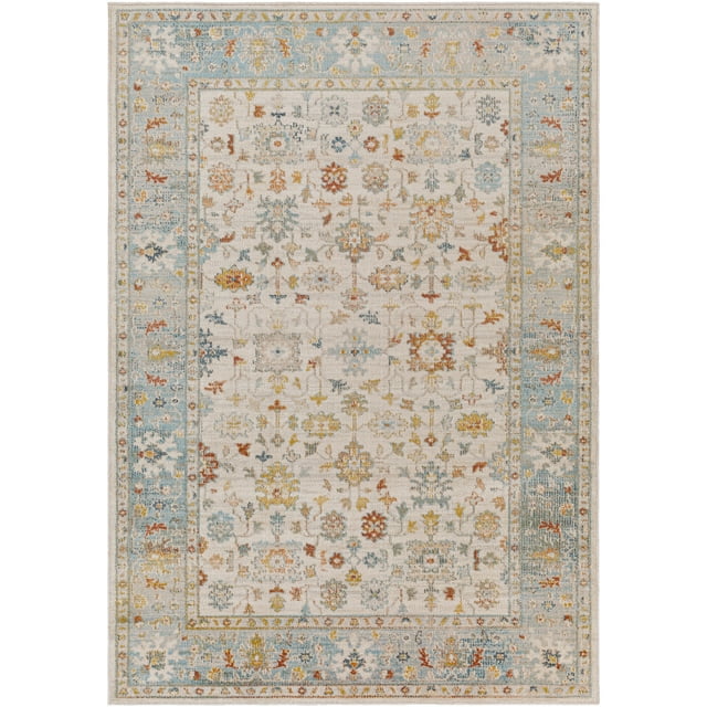 Jamila Gray 9' x 12'  Rectangle Area Rug