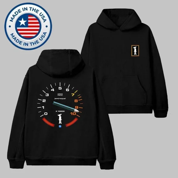 Jamiroquai The Heels Of Steel Tour 2025 Speedometer hoodie