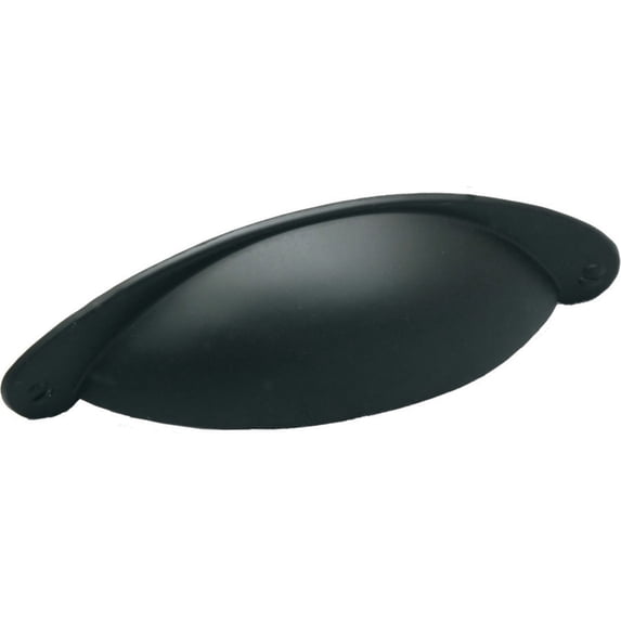 Jamison Collection P8233 3" Center To Center Cup Cabinet Pull - Black