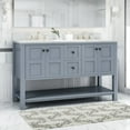thumbnail image 1 of Jamison Contemporary 60" Wood Bathroom Vanity (Counter Top Not Included), 1 of 6