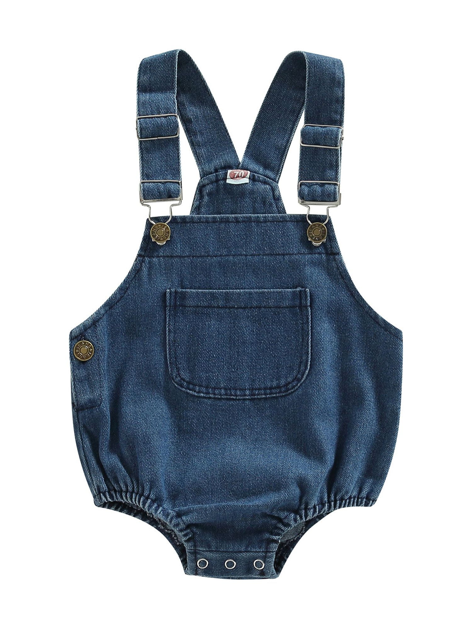 Lite Sky Blue down neck Baby Girls Denim Dress at Rs 180/piece in Ghaziabad  | ID: 23220117091