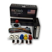 Jamma 412-IN-1 Classic Vertical Arcade Multigame Upright Control KIT, Multicade JAMMA, Mame or Retro